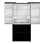 Frigorífico Cuatro Puertas Aspes AFF18801ENFIDN No Frost 183cm 510L E Cristal negro táctil