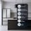 Frigorífico Cuatro Puertas Hyundai HFR18383NDDI00 No Frost 183cm 436L E Inox Display táctil