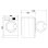 Lave-linge Hotpoint NBT1048WDAEU Hublot 10 kg 1400 rpm Blanc Vapeur Hygiène