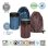 Termo para sólidos Iris Colored 0.5L azul doble pared con cuchara y bolsa