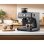 Cafetière expresso Bodum Bistro Noir compacte avec vapeur et chauffe-tasses