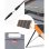 Estação de energia Flashfish P66a 144,3Wh 200W 230V 3 portas USB Carregador solar