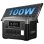 Estação de energia Oukitel P1500 Plus 1536Wh 2 AC, 4 USB Bateria LiFePO4 Painel solar 100W App