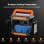 Estação de energia Flashfish P66a 144,3Wh 200W 230V AC 4 portas USB LED integrada