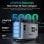 Estación de energía Oukitel P5000 PRO 5120Wh 15 puertos LiFePO4 UPS 10ms APP Wifi