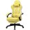 Silla gaming ergonómica GTPLAYER con soporte para pies y asiento de muelles amarillo