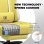 Silla gaming ergonómica GTPLAYER con soporte para pies y asiento de muelles amarillo