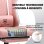 Sedia da gioco GTPLAYER Ergonomica con poggiapiedi Rosa