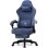 Silla gaming GTPLAYER azul oscuro con reposapiés y respaldo ajustable