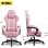 Sedia da gaming GTPLAYER Ergonomica Rosa con Poggiapiedi
