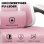 Sedia da gaming GTPLAYER Ergonomica Rosa con Poggiapiedi