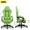 Sedia Gaming GTPLAYER Ergonomica con Poggiapiedi e Cuo PU Verde