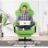Sedia Gaming GTPLAYER Ergonomica con Poggiapiedi e Cuo PU Verde