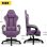 Sedia gaming ergonomica GTPLAYER con poggiapiedi, stile elegante