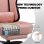 Silla Gaming GTPLAYER Ergonómica Tela Negra-Rosa con Soporte de Pies y Resorte de Bolsillo