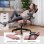 Silla Gaming GTPLAYER Ergonómica Tela Negra-Rosa con Soporte de Pies y Resorte de Bolsillo