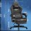 Cadeira Gaming GTPLAYER Cinzento Tecido 160deg Reposapés