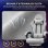 Silla Gaming GTPLAYER Ergonómica con Apoyo Pies y Respaldo Reclinable Gris