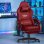 Cadeira Gaming Ergonomico GTPLAYER Tecido Vermelho 150 kg