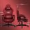 Cadeira Gaming Ergonomico GTPLAYER Tecido Vermelho 150 kg