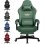 Silla Gaming GTPLAYER Ergonómica con Asiento de Muelles y Reposapiés - Tela Verde