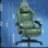 Cadeira gaming GTPLAYER com encosto reclinavel e apoio de pe