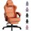 Silla Gaming GTPLAYER Reclinable 150° con Reposapiés Naranja