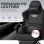 Silla gaming GTPLAYER con reclinación 150° y reposapiés negro