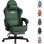 Silla Gaming GTPLAYER con Reclino 150° y Reposapiés - Cuero Sintético Verde