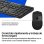 Tastatur HP 490C kabellos multidispositiv mit Maus schwarz inklusive