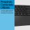Clavier HP 485 Comfort à membrane avec touches programmables et repose-poignets, résistant aux éclaboussures