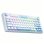Teclado Aula F75 mecánico inalámbrico RGB hot-swap blanco/azul