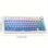 Teclado Aula F75 mecánico compacto 75% RGB tri-modo azul degradado