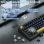 Teclado Aula F75 mecánico compacto 75% tri-modo RGB con rueda