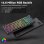 Teclado Aula F99 Pro mecánico inalámbrico silencioso RGB 96% compacto