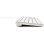 Tastatur Bluestork AZERTY Französisch Weiß USB/USB-C Leise mit Ziffernblock