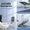 Support ordinateur portable ergonomique Dam Electronics Aluminium