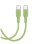 Cable USB-C PURO 1,5 m USB-C a USB-C Power Delivery 25W Verde