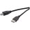 USB-Kabel Vivanco VVIT31USBAB18MMK 1,8 m USB 2.0 Schwarz