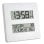 Horloge numerique de bureau TFA Dostmann Time Line LCD blanc