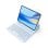 Tastatur INATECK KB04002 QWERTY kabellos mit Touchpad für Apple blau