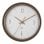 Reloj atómico de pared TFA-Dostmann 60.3547.10 diseño redondo marco metálico
