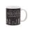 Taza Paladone PP3699SWV2 cerámica termosensible 0,3 L negra y blanca