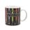 Taza Paladone PP3699SWV2 cerámica termosensible 0,3 L negra y blanca