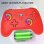 Mando Subsonic Sem Fio Bluetooth Vermelho LEDs RGB programaveis M1/M2 Switch