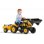 Tractopelle a pedales Falk Komatsu 2076M Pelle articulee Remorque Klaxon