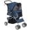 Passeggino per cani Aosom pieghevole con cestino Blu Scuro