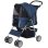Passeggino per cani Aosom pieghevole con cestino Blu Scuro