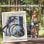 Rimorchio Bici Aosom 2 in 1 Blu