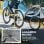 Rimorchio Bici Aosom 2 in 1 Blu